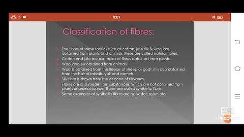 Fibre to Fabric By Taruna Thakur, Assistant Professor at Modern group of Colleges