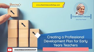 Creating a professional development plan for teachers