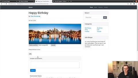 [6/6] Blogging App (Structr Tutorial) - Image Upload, Shared Components and More