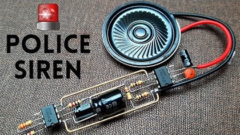 How To Make Police Siren 🚨 | Making Police Siren Alarm Using NE555 IC