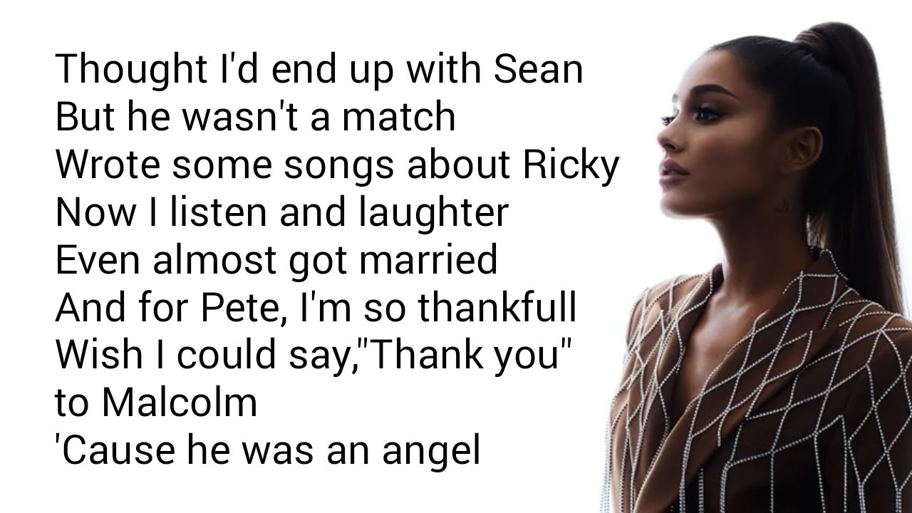 Ariana Grande thank u,next (Lyrics) YouTube