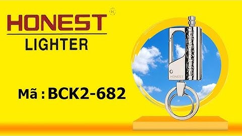 Bật lửa móc khóa diêm xăng độc đáo chất lượng Honest BCK2-682 - Ambe.vn