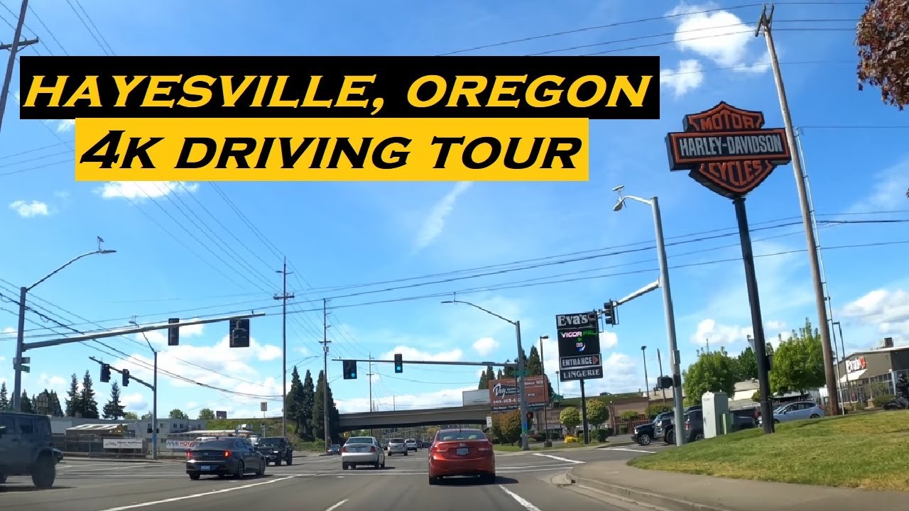 Hayesville, Oregon 4k Driving Tour Salem YouTube