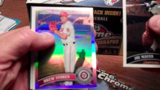 2011 Topps Chrome Blaster Box break