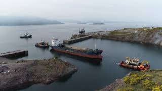MV Kaami coming into Kishorn dry dock for dismantling and recycling - May&#39;20