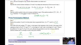 Math 204 Least Common Multuple