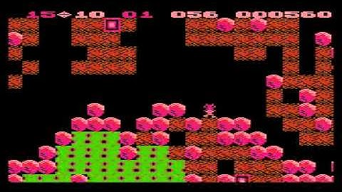 Atari 8-bit Boulder Dash (First Star Software) Cave G solution