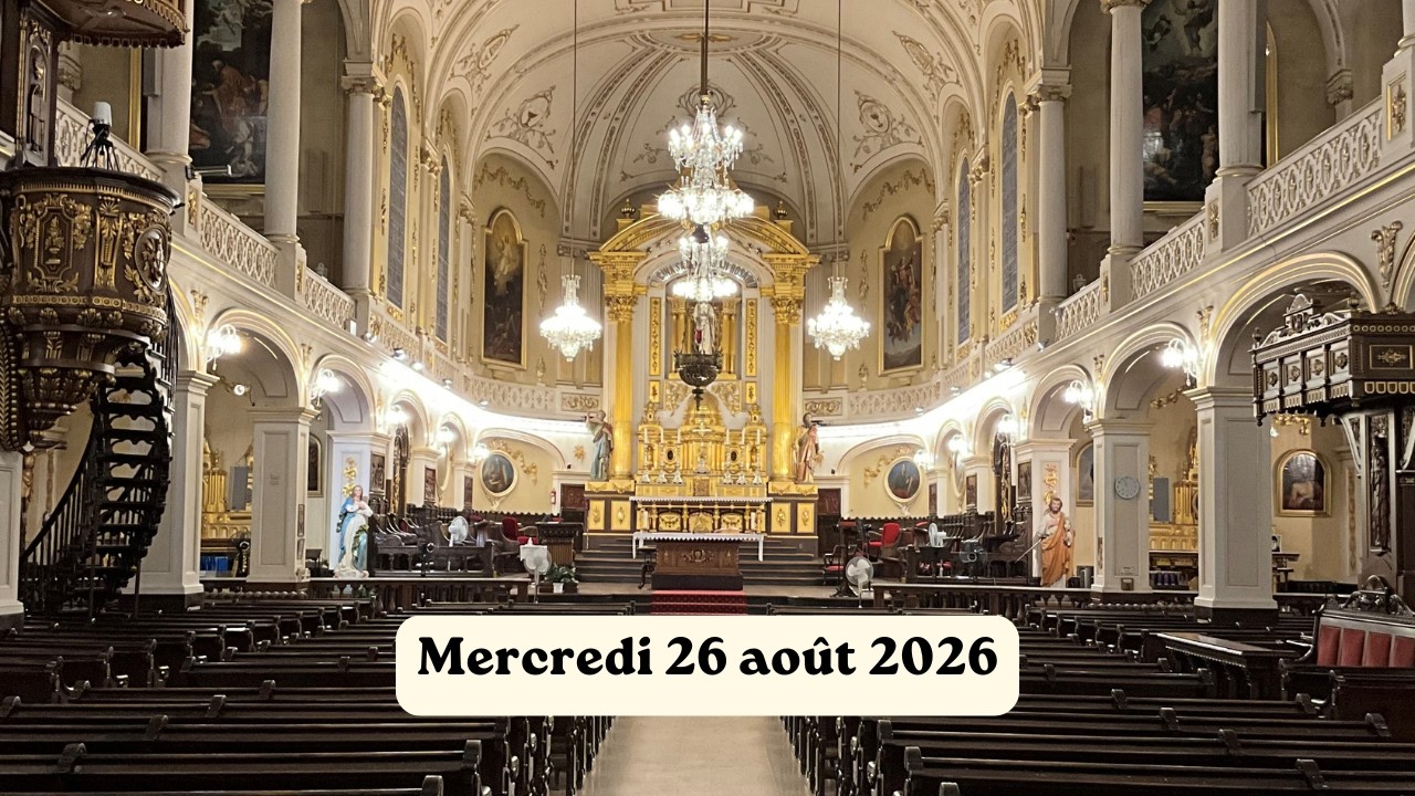 Messe du mercredi 26 août 2026