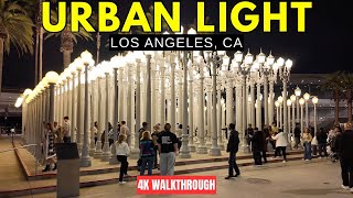 Urban Light at LACMA Walkthrough |  Los Angeles 4K