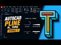 # 11 Pline command types in AUTOCAD by TVASHTA
