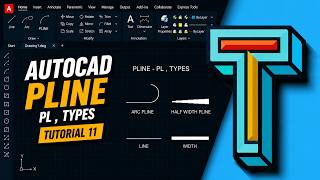 # 11 Pline command types in AUTOCAD by TVASHTA