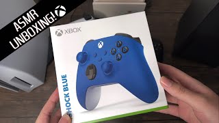 ASMR Shock Blue Controller Unboxing || Xbox Series X || Controller Sounds || No Talking || ASMR Xbox