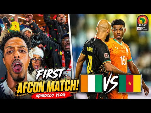 MY FIRST AFCON MATCH!! Amad Diallo vs Bryan Mbeumo