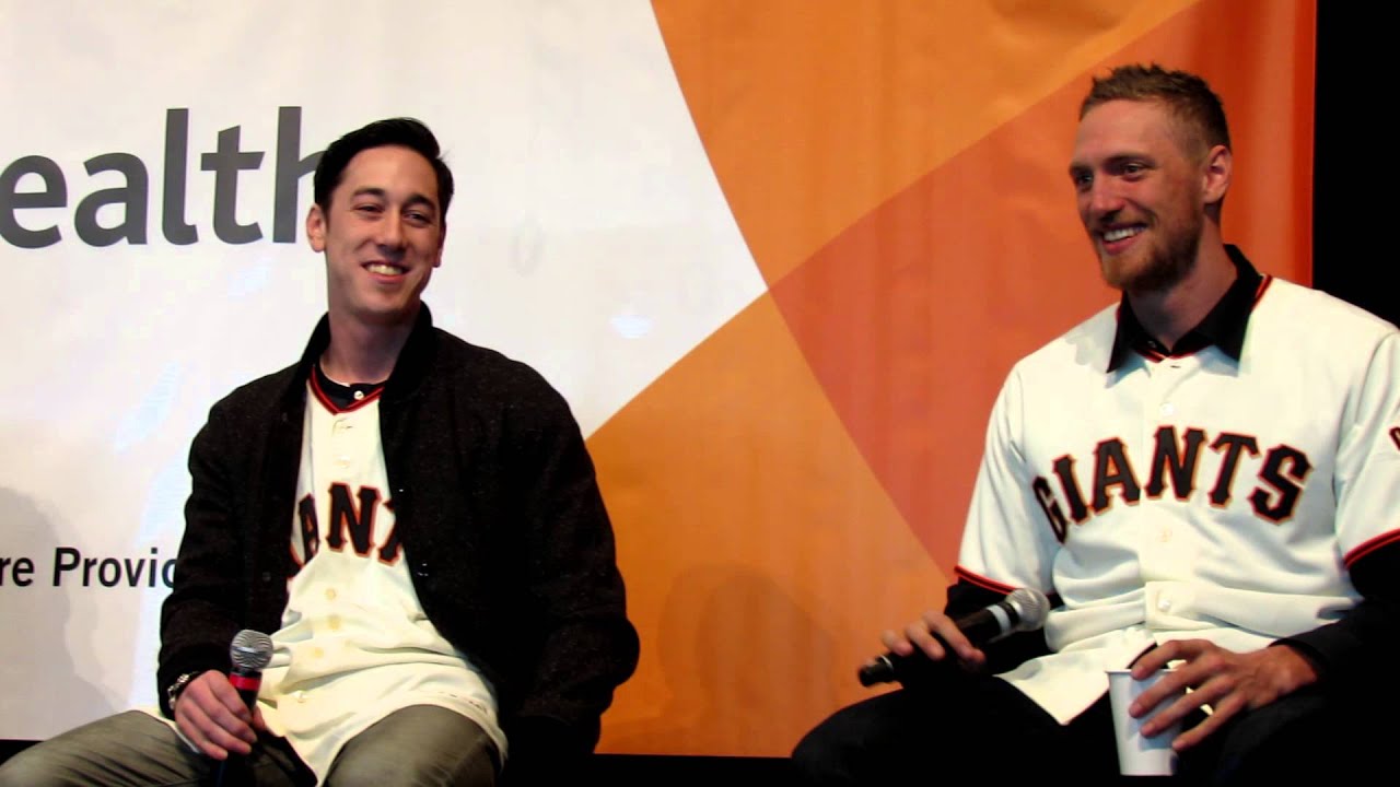 Hunter Pence and Tim Lincecum Impressions of Each Other During 2013 SF Giants Fan Fest