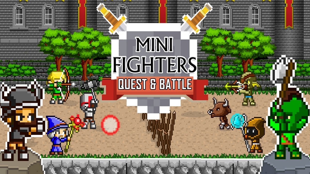 Мини битва. Играть Fighter Mini Mix. Battle Quest [v1.0.2] [lobsterman9999]. 12 Mini Battles.
