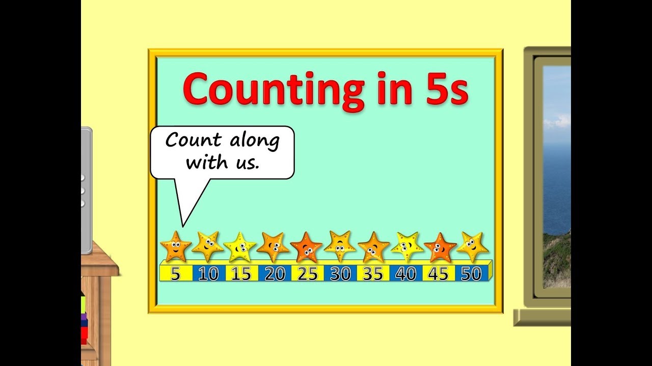 FIVE TIMES TABLES ON A COUNTING STICK - counting with friends - YouTube