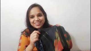 My Small Saree Collection Black Saree Hope U Like My Video