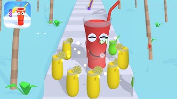 Juice Run--🍹🥤🥫Gameplay(IOS,ANDROID) Walkthrough Part 16