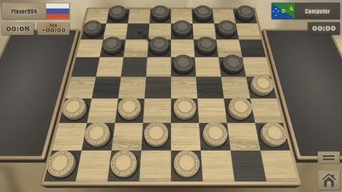 Real Checkers (by Alienforce) - classic board game for Android - gameplay.