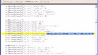 WDL Grid Control Development - intializing control