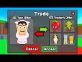 I TRADED SKIBIDI TOILET IN STEAL A BRAINROT