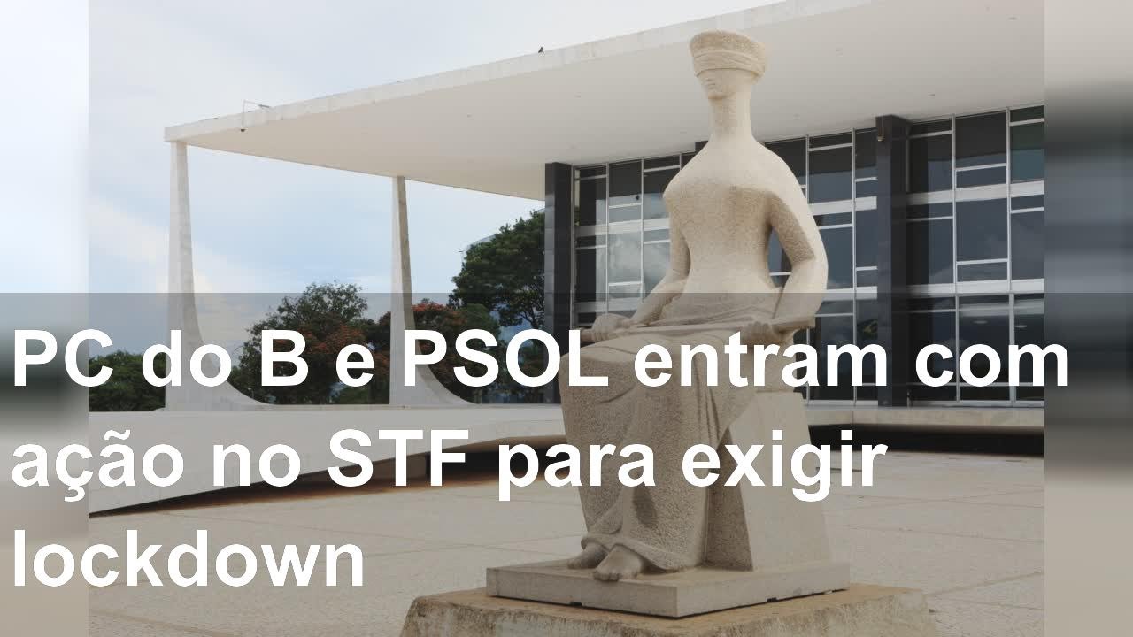 PC do B e PSOL entram com ação no STF para exigir lockdown - YouTube