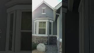 the result of exterior repaint stucco home and I'm using the right paint for stucco Elastomeric