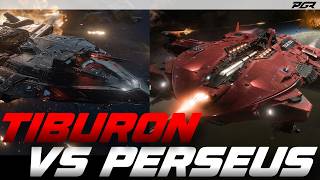 Fully Crewed Tiburon Vs Perseus (PVP Multi POV) - Star Citizen