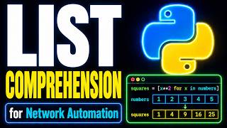 PYTHON LIST COMPREHENSION for Network Automation
