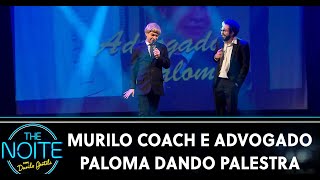 Murilo Coach e Advogado Paloma dando palestra | The Noite (17/12/19)