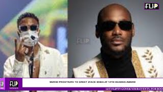 Celebrity WIZKID PROSTRATE TO GREET 2FACE IDIBIA AT 14TH HEADIES AWARD Wealth