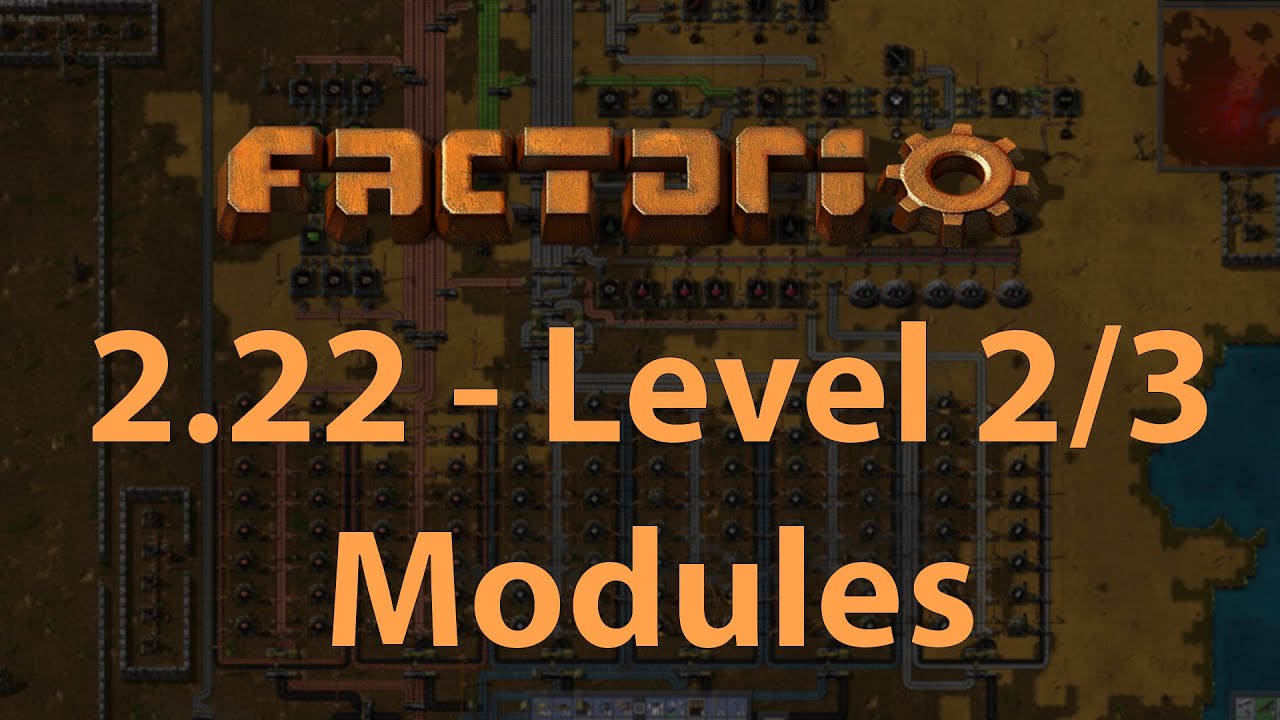 Factorio - Let's Play Episode 2.22 - Modules, Circuits - YouTube