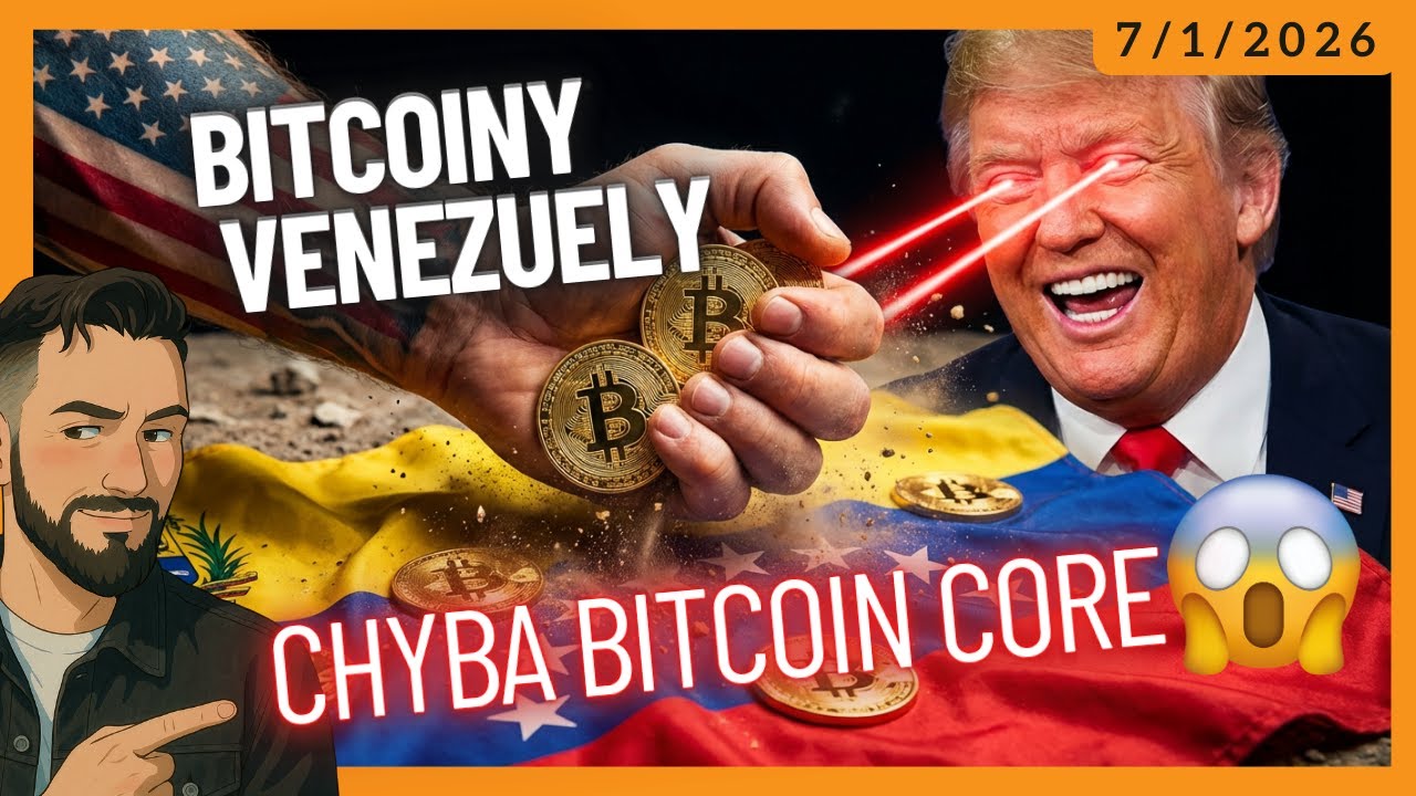 Vážna chyba Bitcoin Core 😨 Skonfiškujú USA venezuelské bitcoiny? 