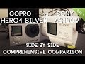 GoPro Hero4 Silver vs Sony HDR-AS100V HD