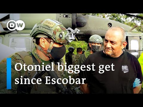 Colombia's most-wanted drug lord Otoniel captured in jungle hideout | DW News