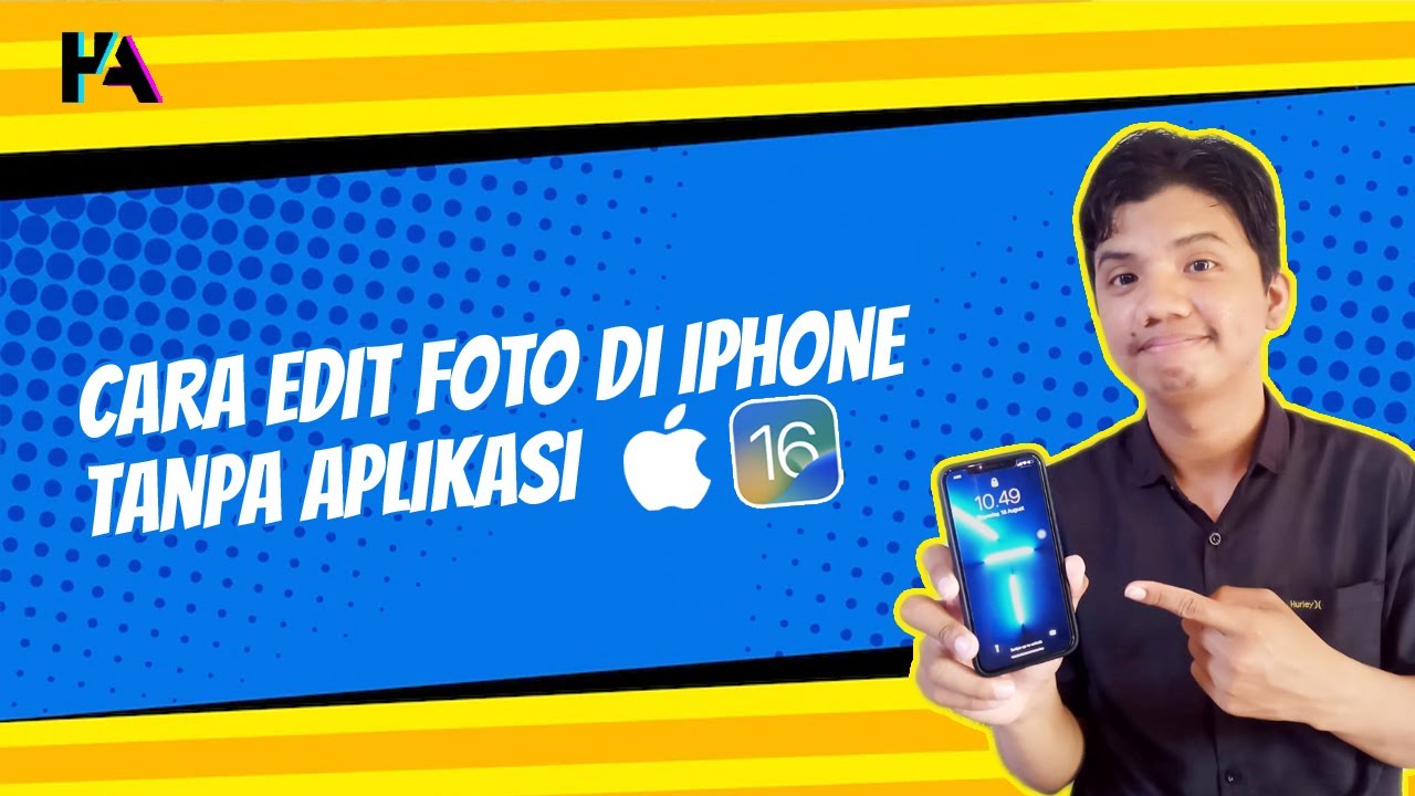 CARA EDIT FOTO DI IPHONE TANPA APLIKASI