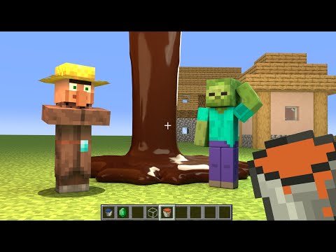 Zombie VS Realistic Chocolate in Minecraft