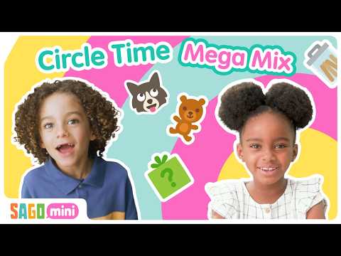 It's CIRCLE TIME (Mega Mix!) 💛 | Sago Mini Learning for Kids