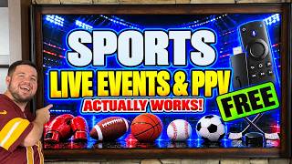 Watch EVERY Live Sports Event & PPV FREE With These Apps | FireStick, Onn & Android TV