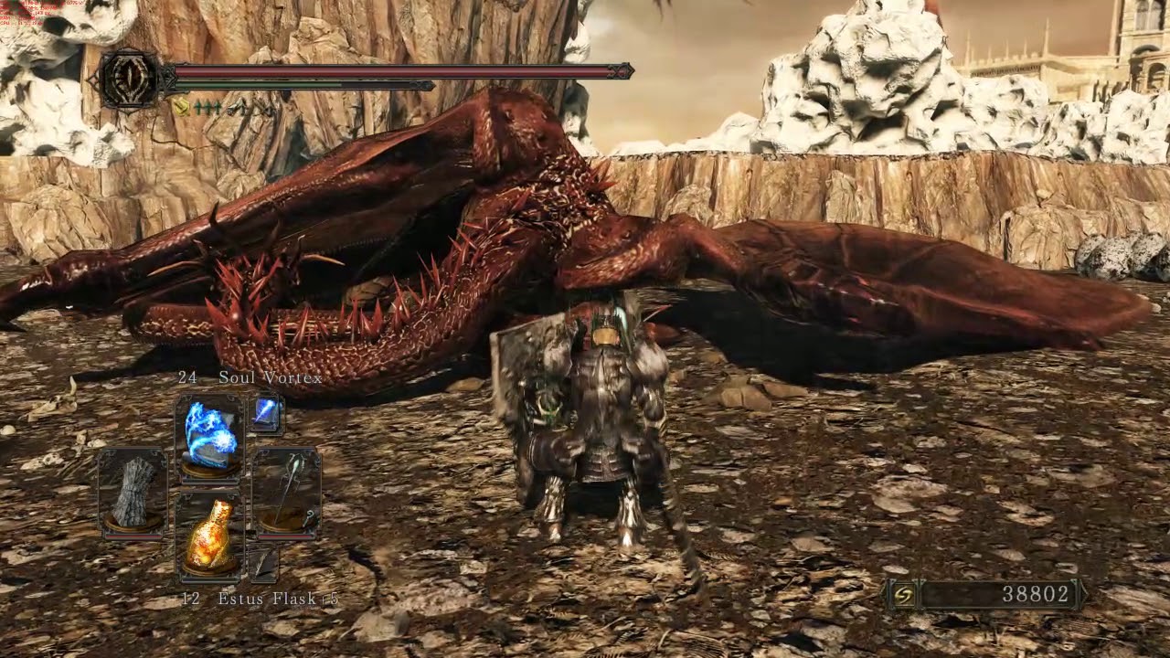 Dark Souls II - Dragon Aerie items farming