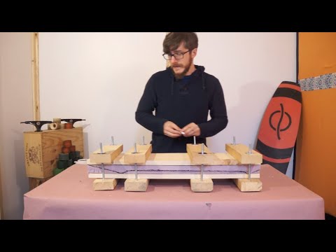 Easy, Inexpensive, DIY Skateboard - Part 2: Making a Press - YouTube