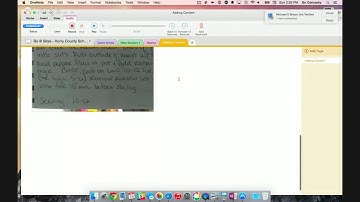 Building a Lesson in OneNote Class Notebook