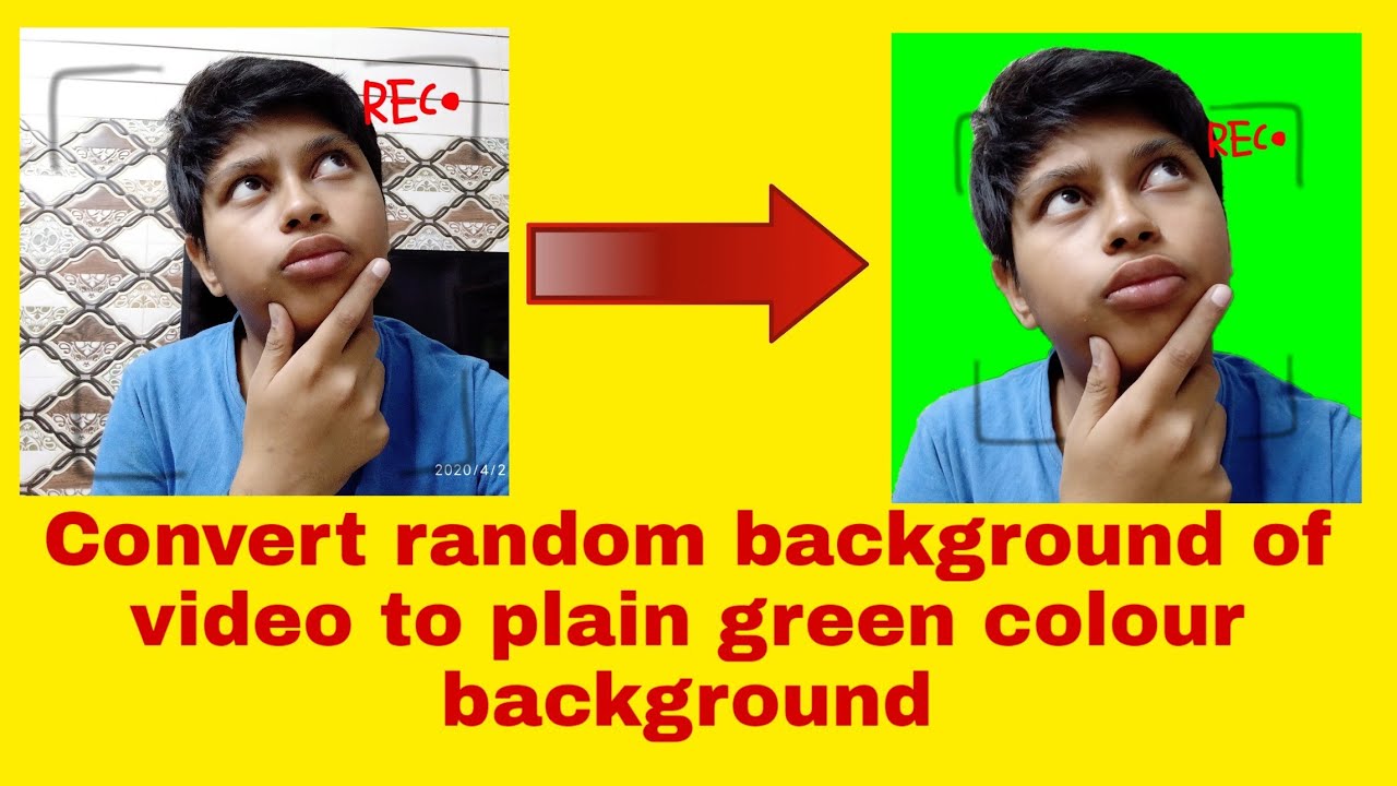 How to change background of video without using green screen? Random