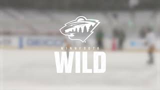 Kirill Kaprizov does "The Michigan" during Winter Classic practice