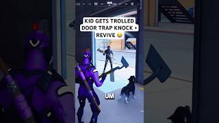 Trolled a Kid into Door Trap 😂 He Got Knocked! (Then I Revived Him)