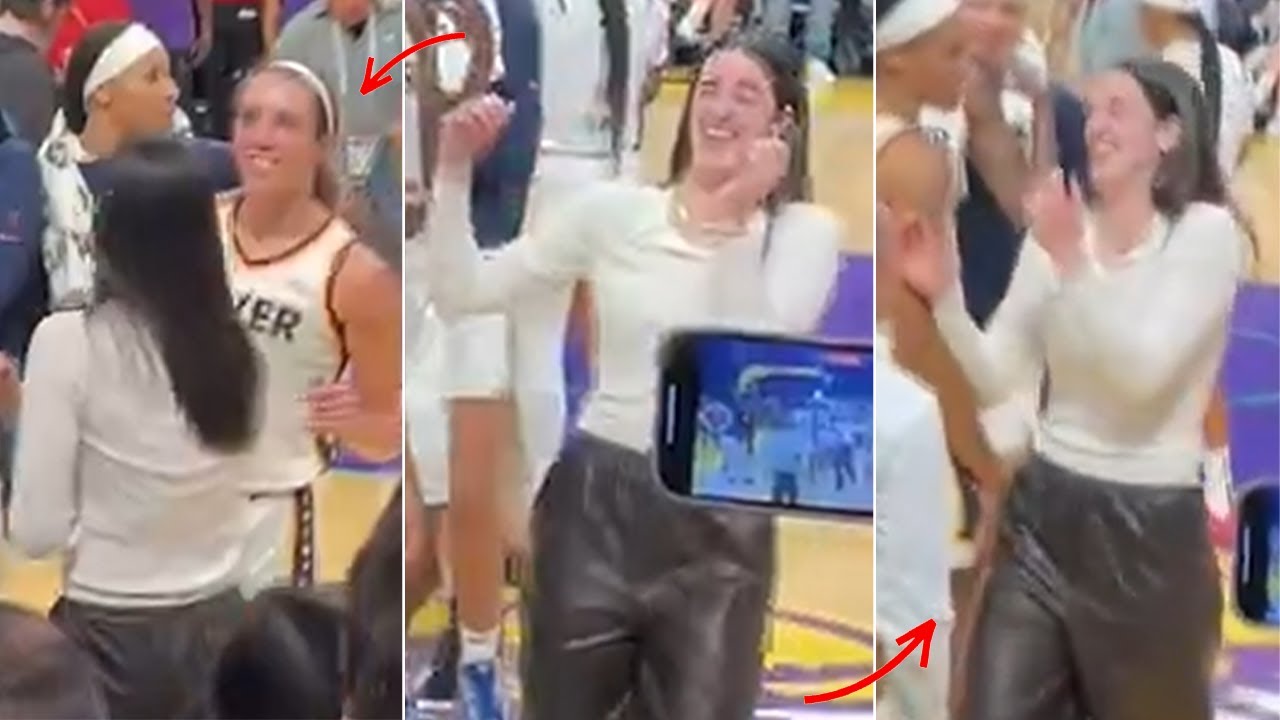 Caitlin Clark and Indiana Fever ON COURT CELEBRATION After Epic Clutch Win 🔥 | Fever vs Sparks