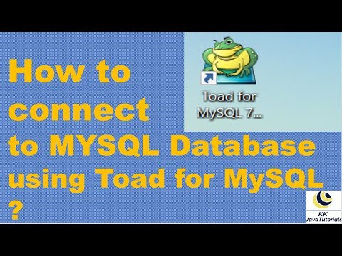 How to connect to MYSQL Database using Toad for MySQL ?