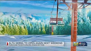Alta Sierra Ski Resort to be open again this weekend