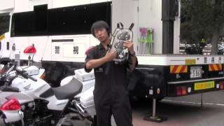 警視庁交通安全イベントにて白バイCB1300Pの参考動画と胸部プロテクタの重要性