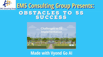 Obstacles to 5S Implementation: Challenges to Sustaining Five S (AI generated video)